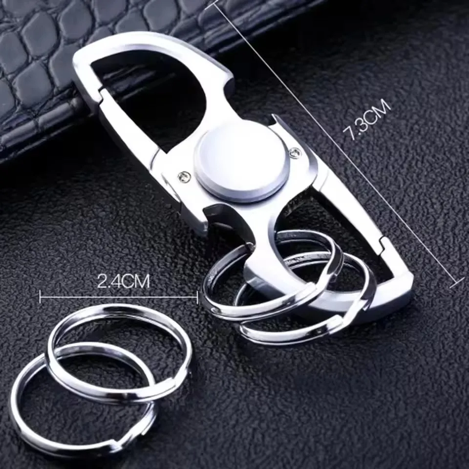 1PCS Fidget Hand Spinner Anti-Anxiety Toy Relieves Stress Finger Spinner Ketchain Bottle Opener EDC Adult Boy Toys