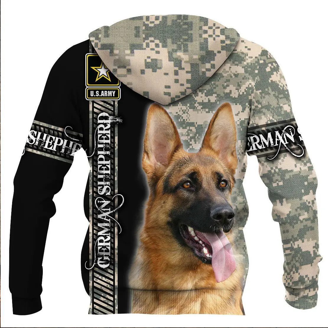 German shepherd/Beagle/Malinois 3D Printed Hoodies Women For Men Pullovers Street Tracksuit Love Dog Gift