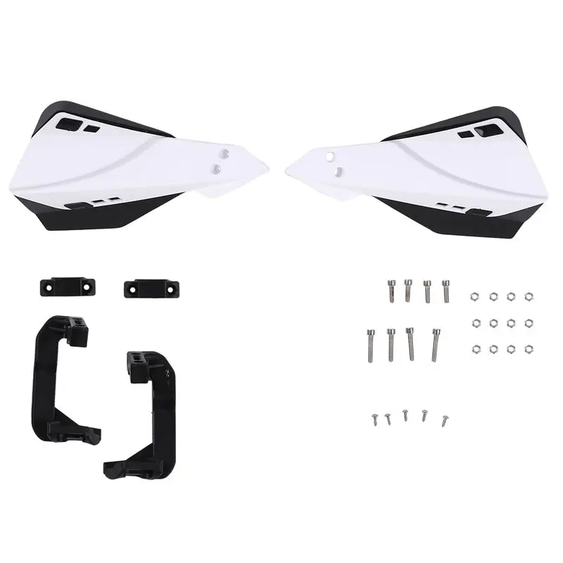a14f-ホワイトユニバーサルオートバイハンドガードモトクロスハンドガードプロテクターオートバイ用-22-ミリメートルハンドルバープロテクター