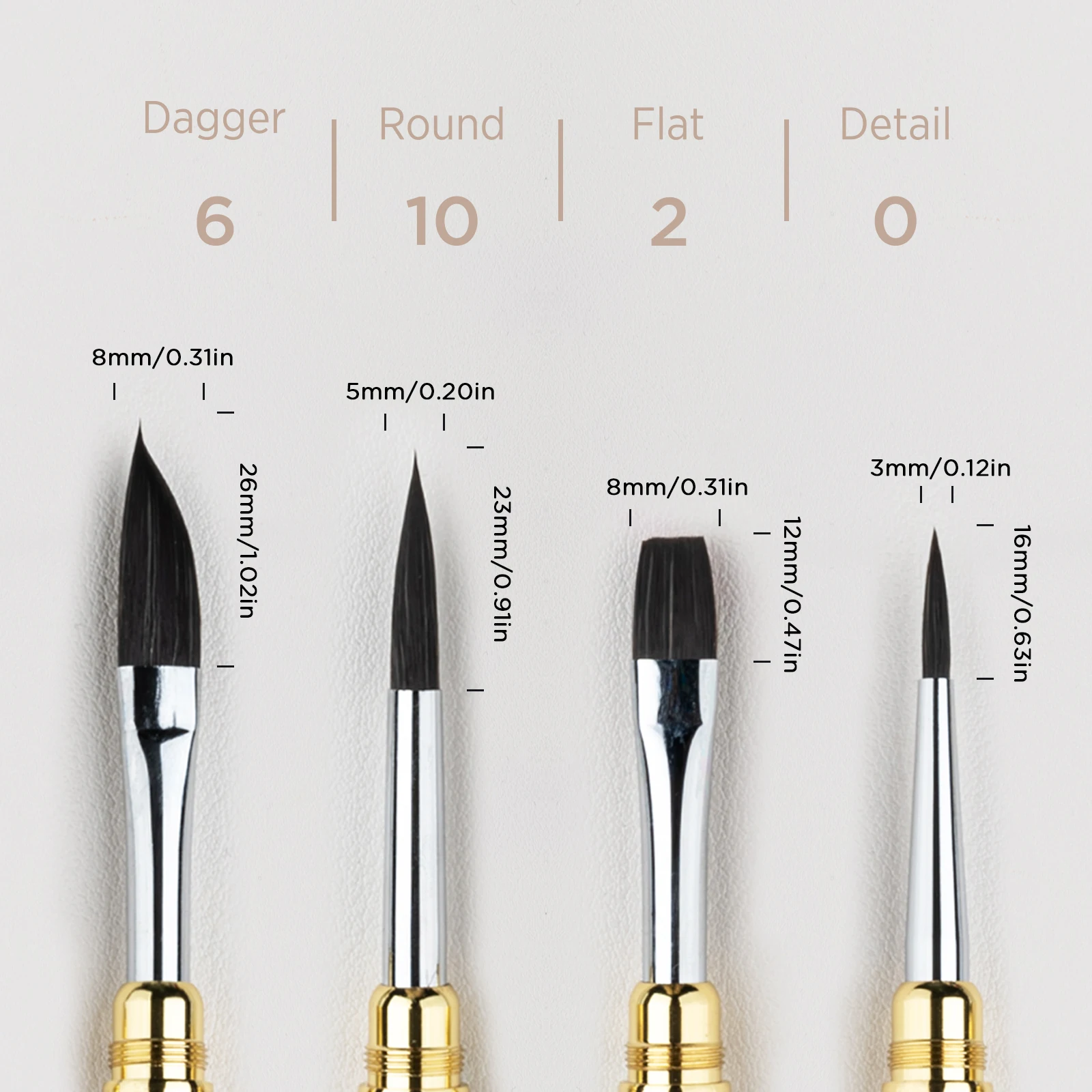 SeamiArt Dual Brush Tip Reise-Malpinsel Nylonhaar Tragbarer Zeichenstift für Aquarell Acryl Gouache – Detail 6