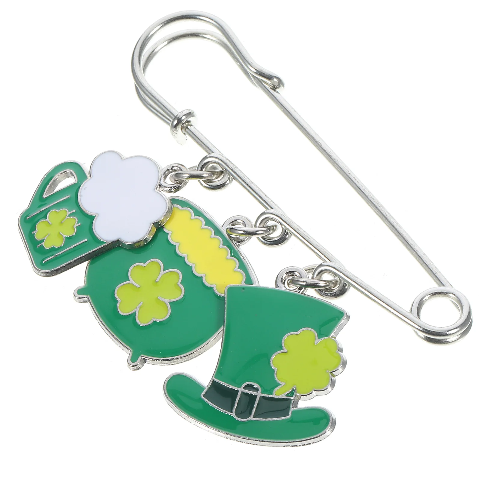 Brooch Lovely Hat Decorative Label Pin For Bag Alloy St Patricks Day Lapel