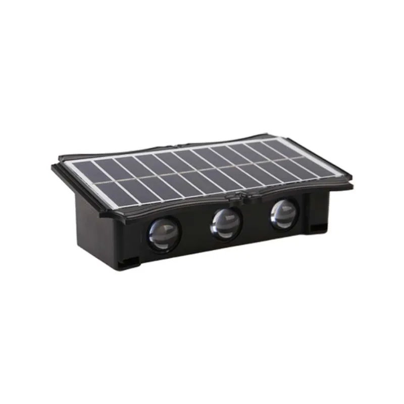 3 szt./1 szt. Solarna lampa ścienna do ogrodu, na zewnątrz, wodoodporna, do dekoracji domu, zewnętrzna lampa LED do oświetlenia ścian. — 2