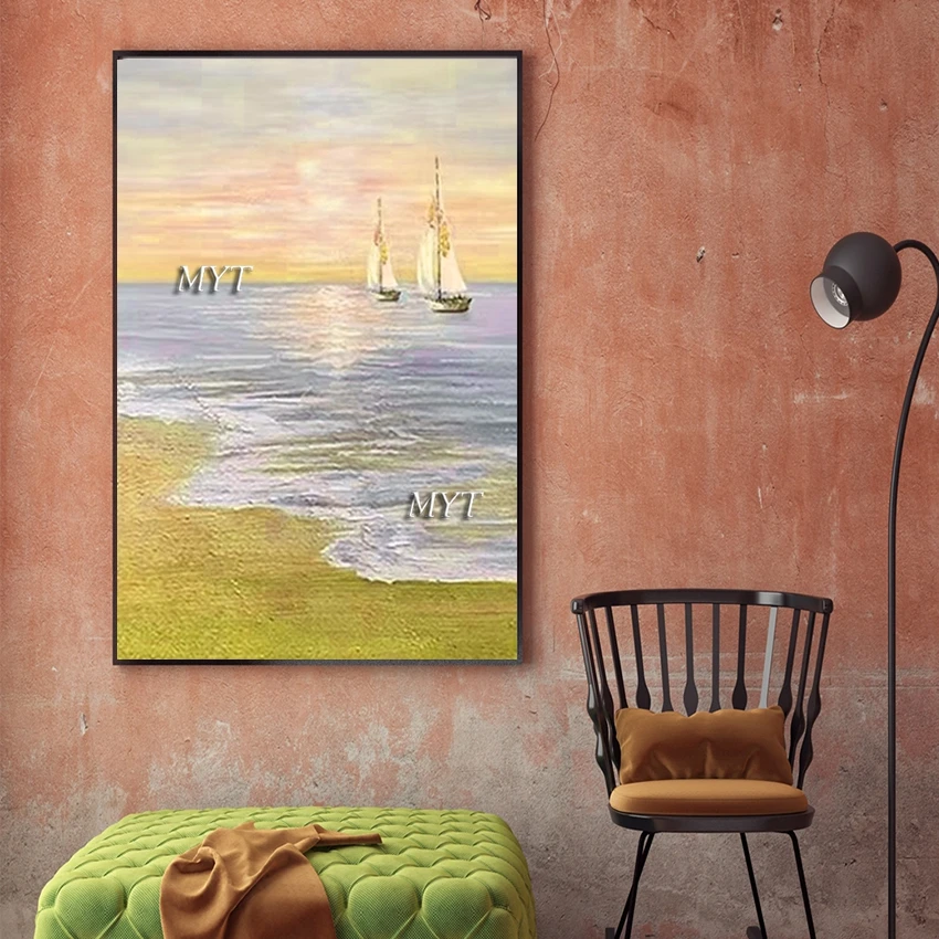 

Картины маслом с акриловым ножом, декоративная стена, абстрактная художественная картина, безрамный, современный дизайн, предметы для украшения холста для ресторана