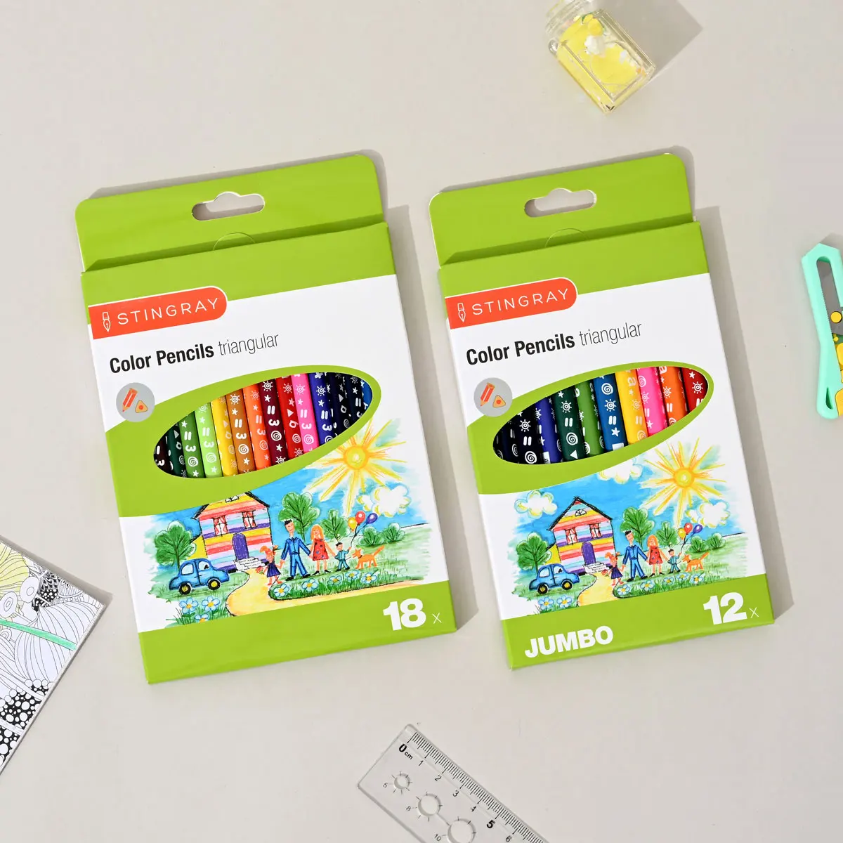 Lápiz Triangular Jumbo: La Mejor Opción para Niños, Estudiantes y Artistas que Buscan Comodidad y Control