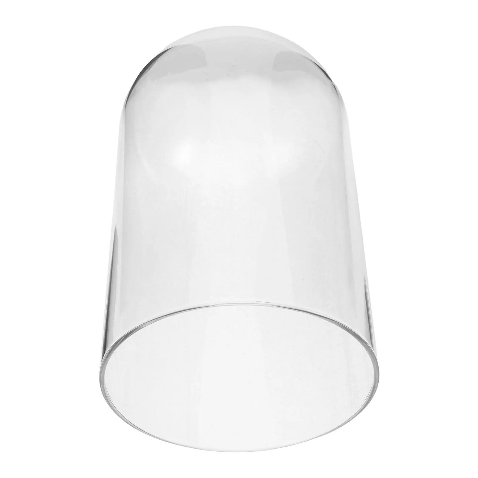 Clear Glass Dome Cloche for Vintage Clocks 8x5x5 Transparent Clock Display Cover Elegant Mantel Clock Protector