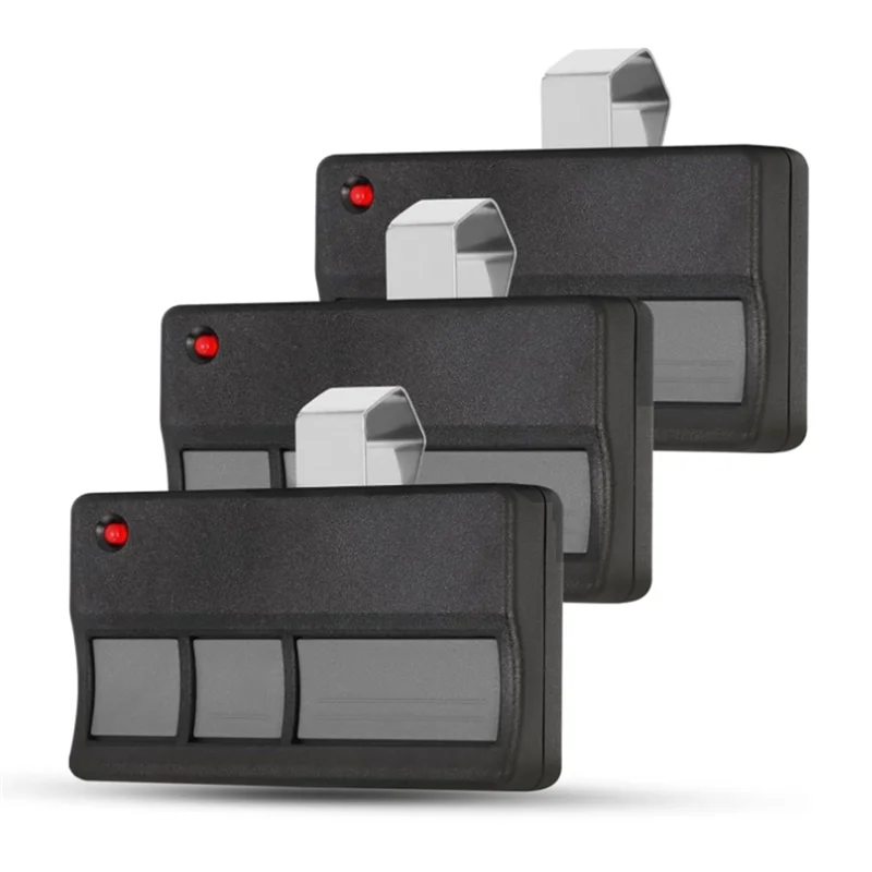 A92Z Universal Garage Door Opener Remote Control Set(3PCS) For Liftmaster Chamberlain Craftsman Models 371LM 373LM 971LM 973LM