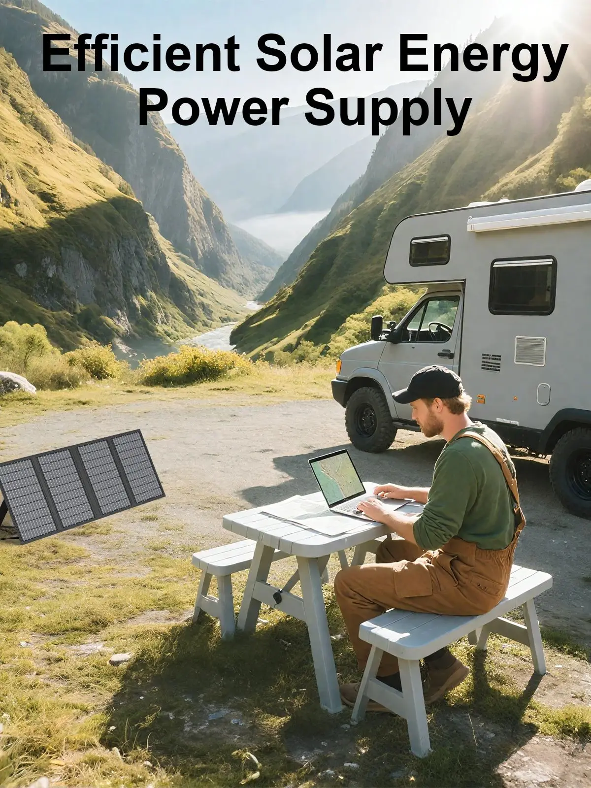 MHPOWOS 18V tragbares Solarladegerät 60W / 45W faltbares Solarpanel für Solargeneratoren Outdoor Camping Reisen Powerbank Telefon