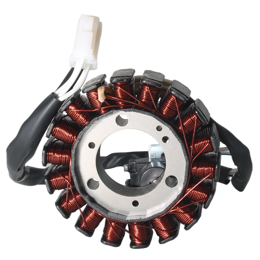 Motorcycle Ignition Coil Stator Fits for Yamaha XC125SR Cygnus X 125 and YW125 ZUMA 125 BWS125 OEM: 2JS-H1410-10 / 2JS-H1410-30