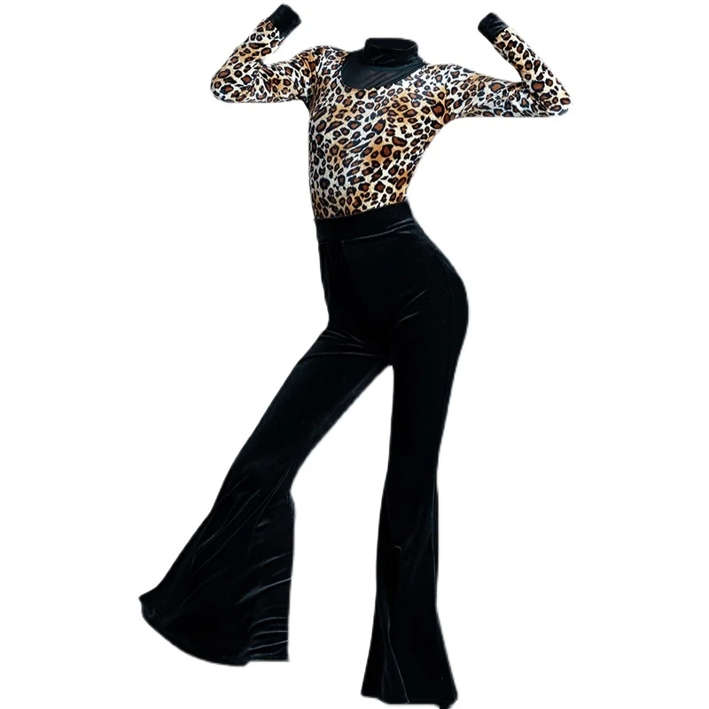 vetements-de-danse-latine-wintervelvet-pour-filles-hauts-a-manches-longues-et-pantalons-leopard-tenue-professionnelle-pour-cha-cha-rumba-et-danse-de-salon-bl13993