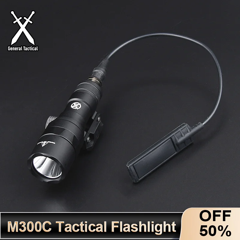 WADSN Tactic Surefir M300 M300C Weapon Scout FlashLight Airsoft M300A Upgrade Mini Outdoor Hunting Light Fit 20mm Rail