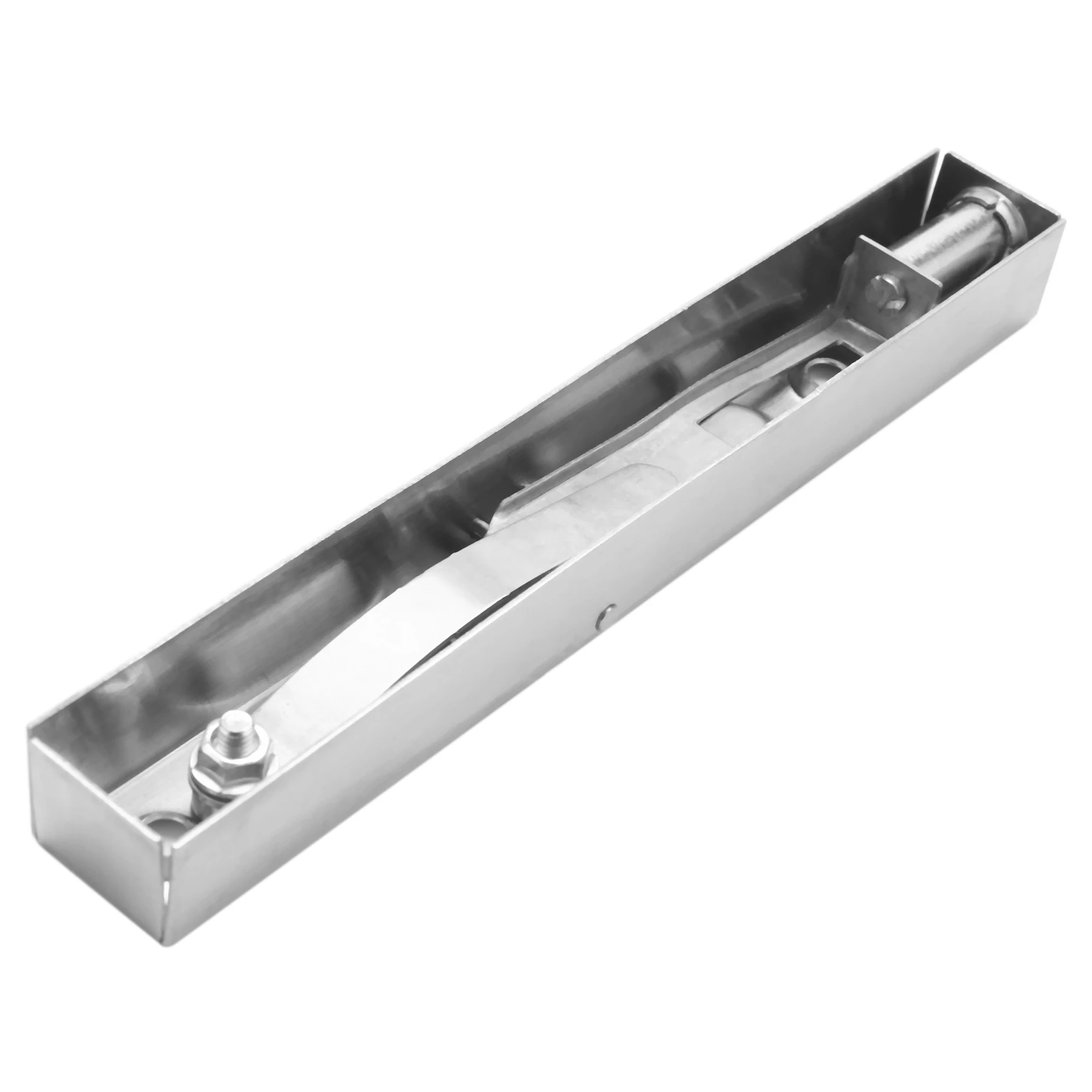 FZFZ 2 قطعة مسمار فلوش للباب - قفل باب أمان مخفي 6 بوصة للأبواب الفرنسية