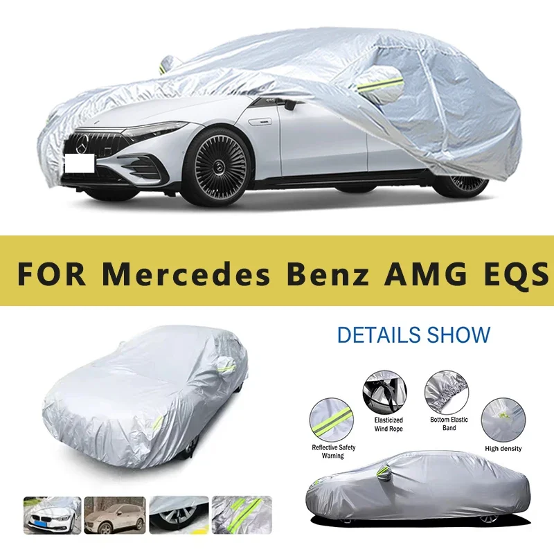 

For Mercedes Benz AMG EQS 53 4MATIC Car Cover Outdoor Protection Covers Snow Sunshade Waterproof Dustproof Car Accessories
