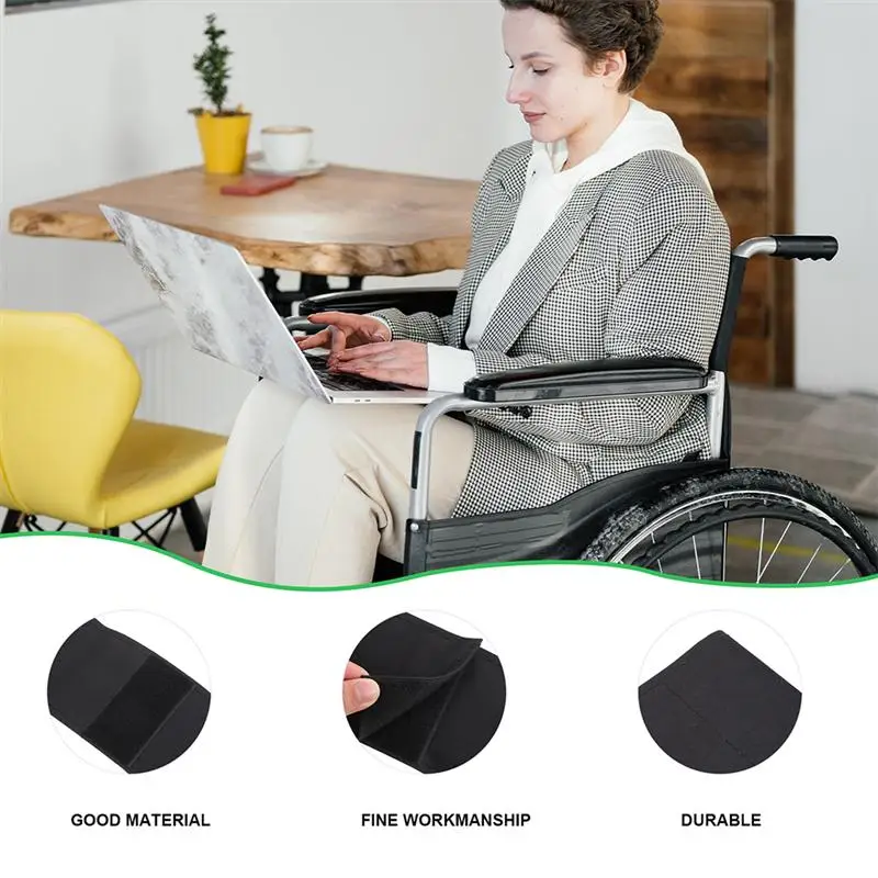 4Pcs Wheelchair Adjustable Wheelchair Calf Straps For Patient Caring Foot Guard With Easy Release Paste Random