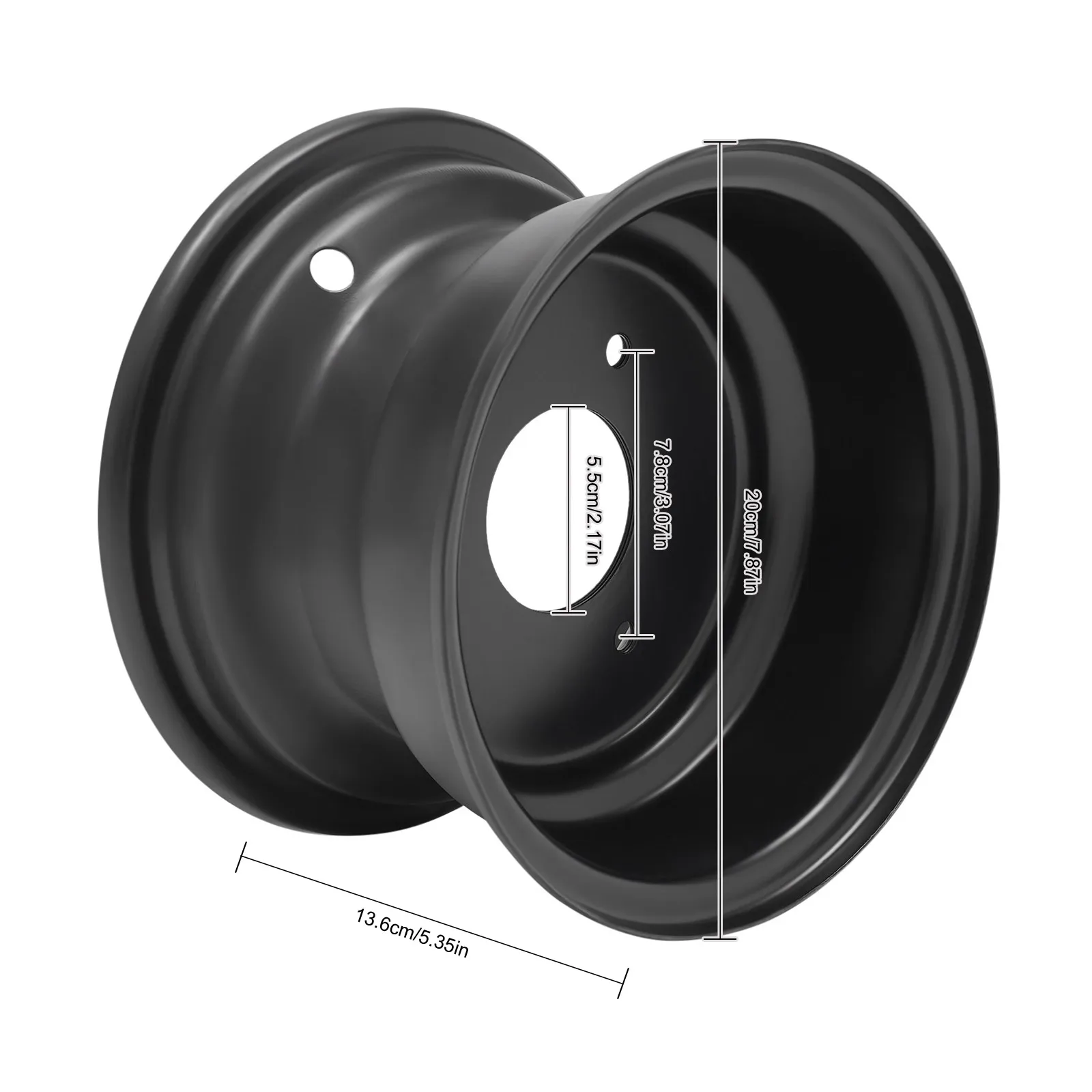 

125cc ATV Wheel Tire Rim 7 Inch Rim 3 Holes Wheel Hub for Tire 16x8-7 Wheel Rim 3 lug