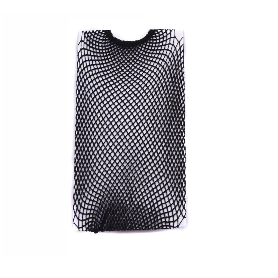 Filet à cheveux en résille noir, bonnet de perruque pour tissage, filet à cheveux élastique extensible, extrémité ouverte, 1/2/5 pièces, bonnet de perruque pour femmes