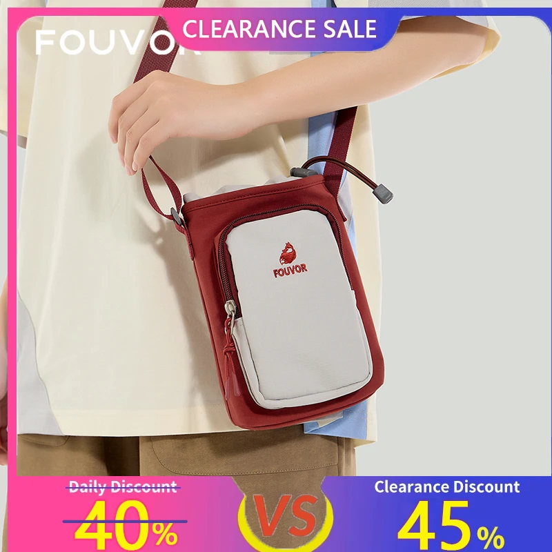 

Fouvor Women's Shoulder Bag Small Nylon Casual Sports Crossbody Bags Fashion Canvas Messenger Bag For Teenage Students 3047-14