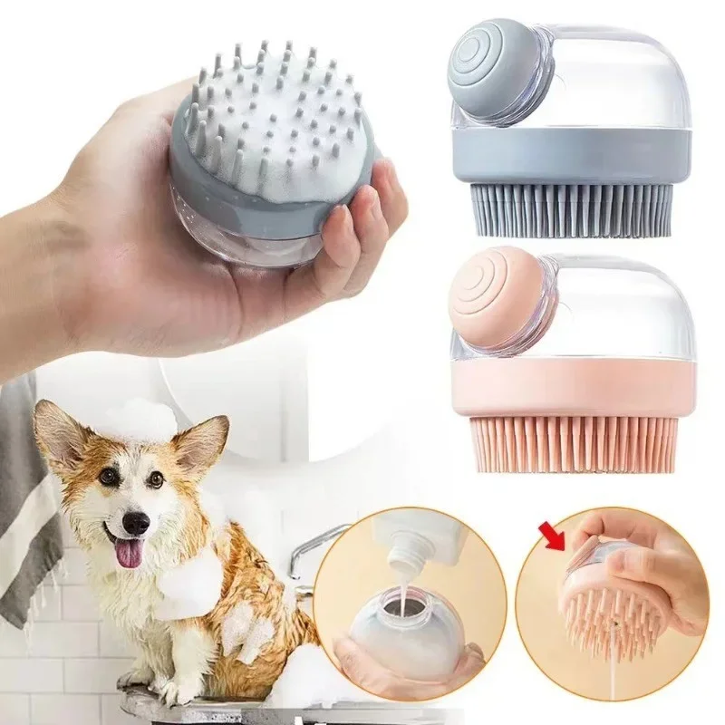 

Pet Bath Brush Cleaning Massage Shower Brush for Dog Shower Brush Pet Supplies