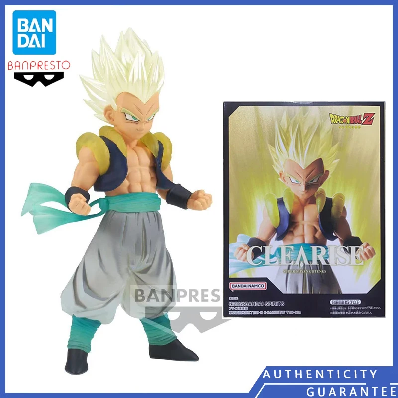 

[In stock] Bandai BANPRESTO CLEARISE Dragon Ball Saiyan Gotenks Anime Peripheral Cartoon Figure Model Toys Gift for Men