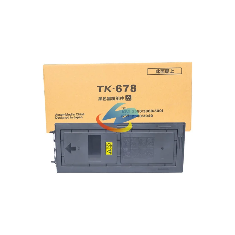 1PCS TK675 TK677 TK678 TK679 Toner Cartridge Compatible for Kyocera TASKalfa KM-2540 KM-2560 KM-3040 KM-3060 Refill Toner BK610g