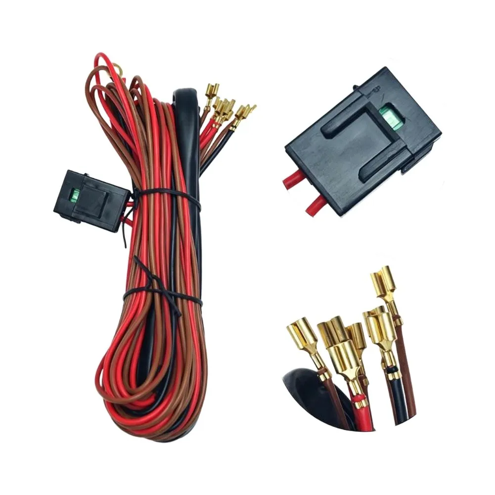 Automotive Power Window Switch Kit for For two-Door Cars with 12V 24V Support Wiring Harness and Bracket Components