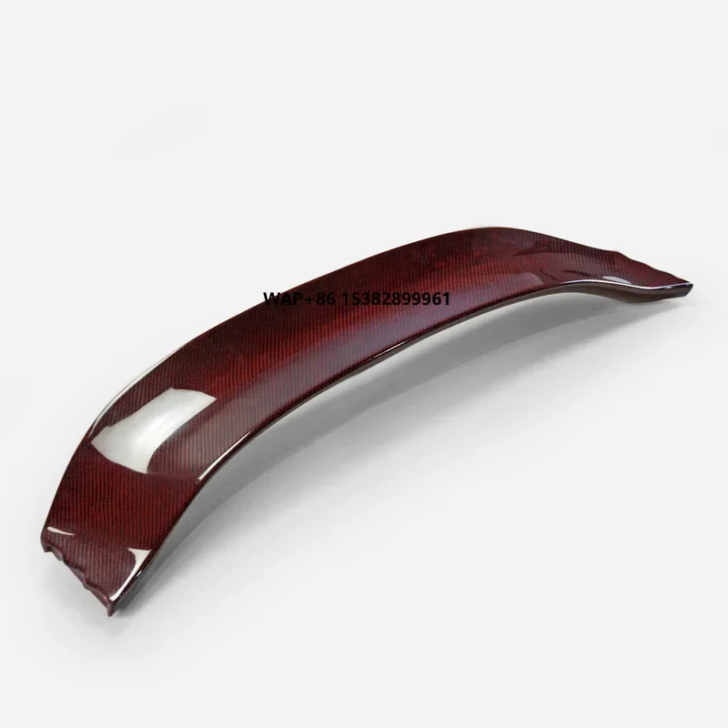 

For H-onda TypeR C-ivic FK8 Modified Tail Plate Cafra Red Carbon Fiber Tail Wing