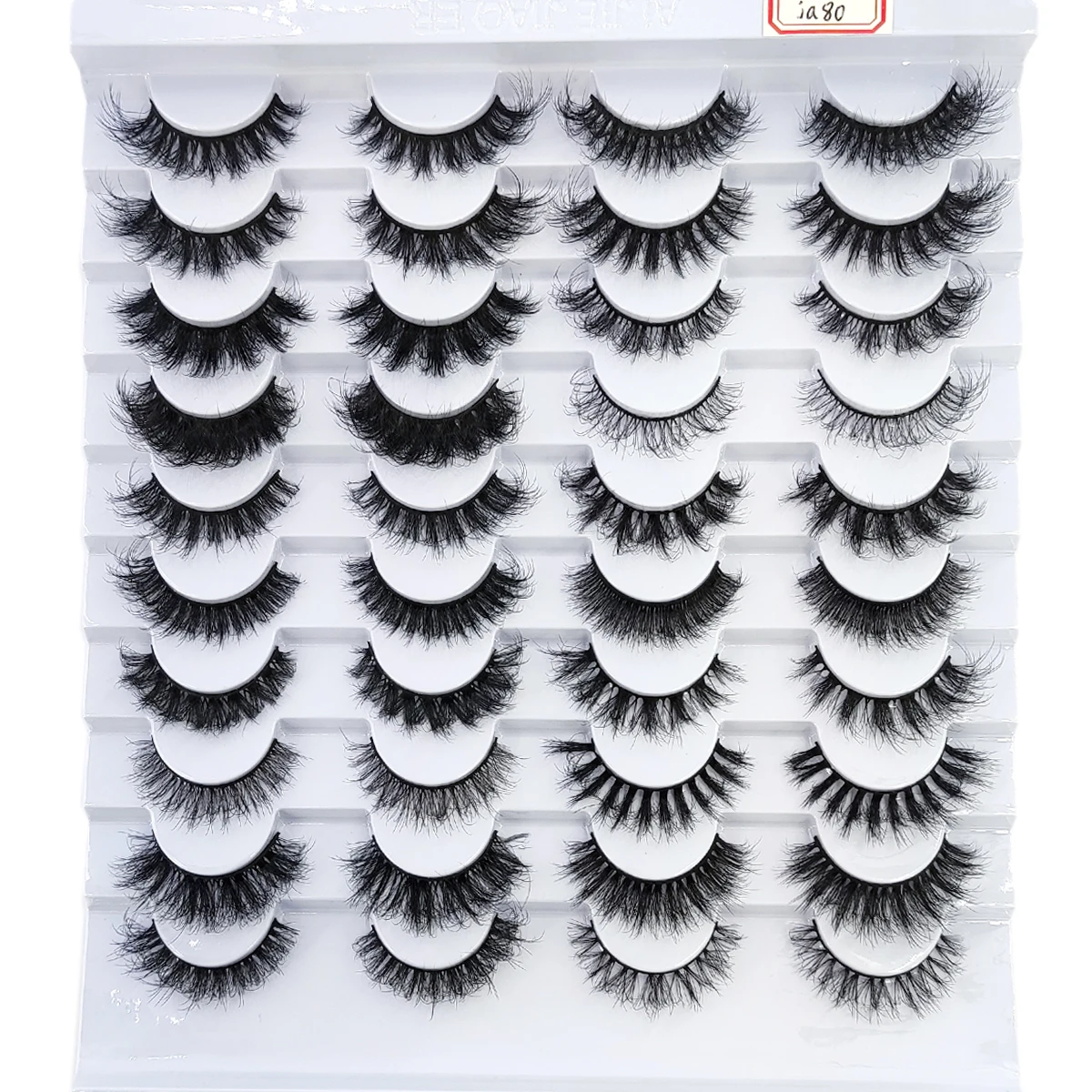 Eyelash Extension Last - NOWE 20 Sztuk Naturalne, Puszyste, Gęste