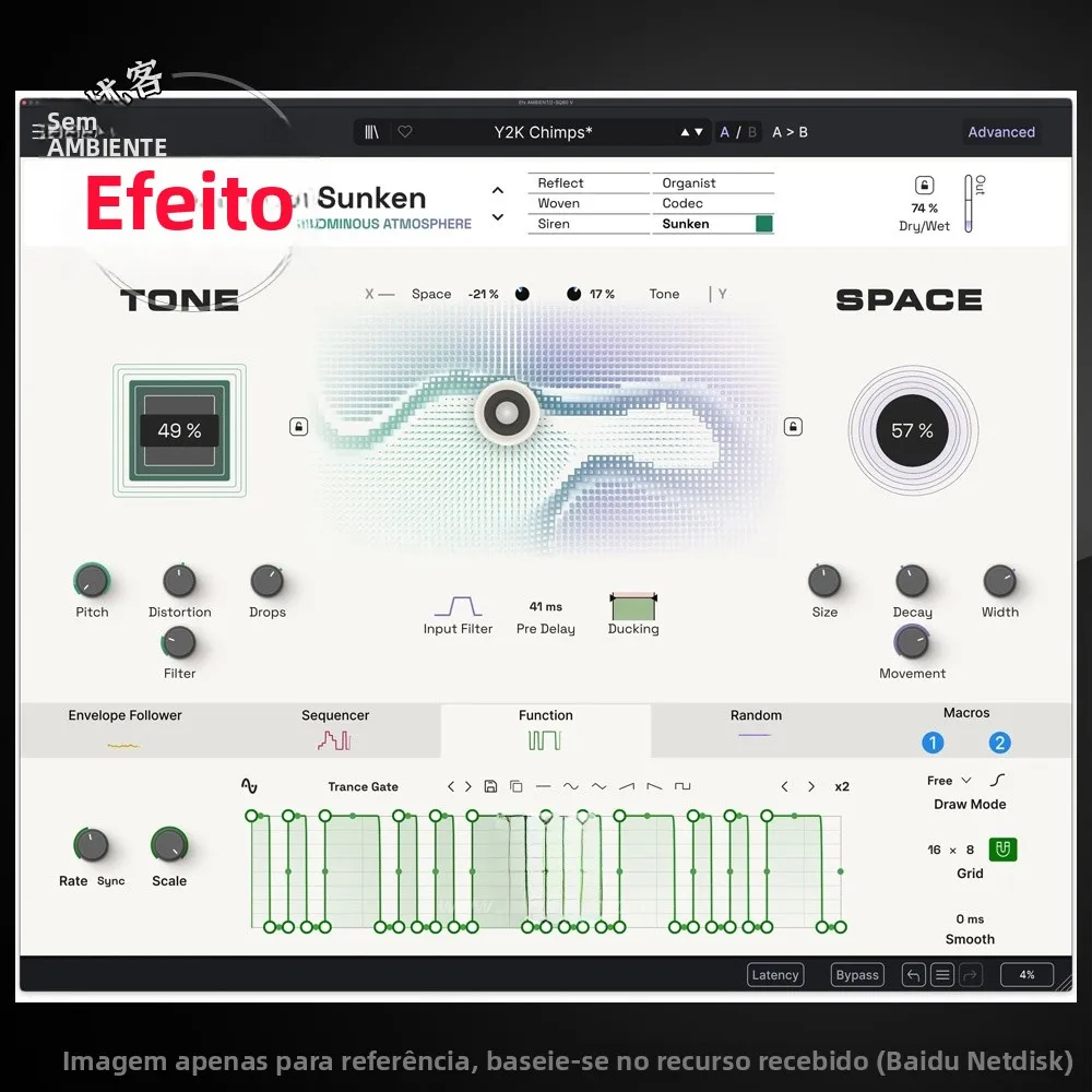 Processador de Efeitos de Ambiente Arturia Efx, Software Musical para Produção Musical em Computador, Acessórios para Guitarr...