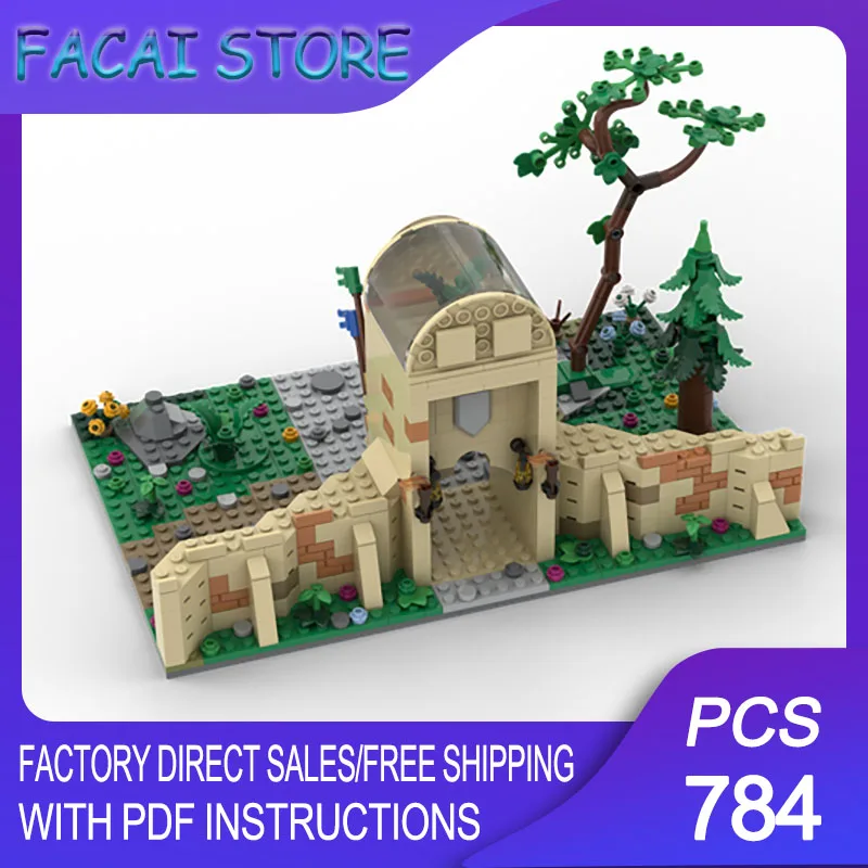 

Popular Movie Model Moc Building Bricks Modular Bell Tower Grounds Model Technology Blocks Christmas DIY Toy Construction Gifts