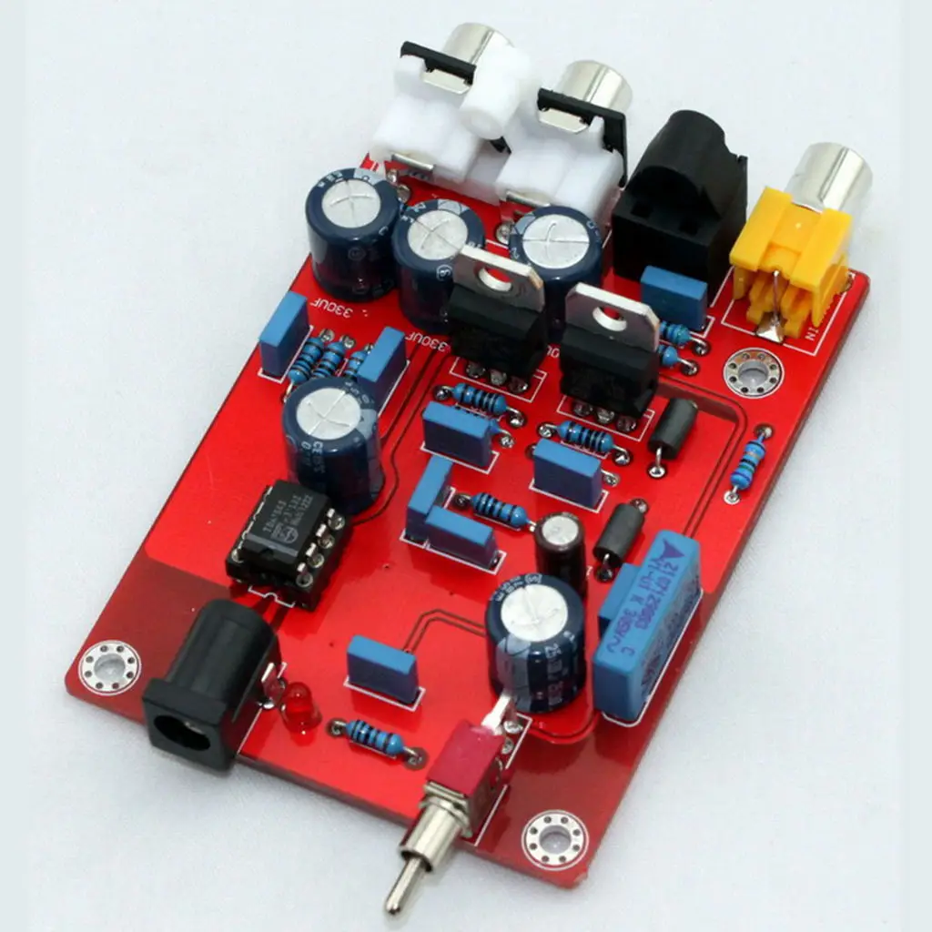 IIJJ-Hifi Tda1543 + Cs8412 Dac Papan Dekoder Audio Op Amp Modul Sirkuit Dekode Decoding untuk Amplifier