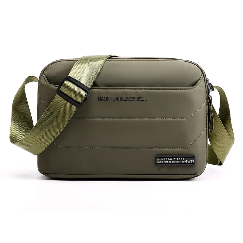 Bolso cruzado de nailon para hombre, bandolera de hombro, informal, para viaje, novedad de 2024