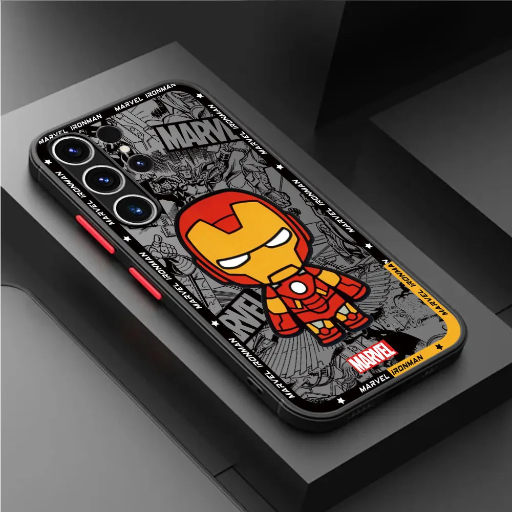 Phone Case for Samsung Galaxy S23 FE S22 S21 S10 Plus S20 FE S9 S24 Plus S23 Ultra Marvel Spiderman Groot Deadpool Cover