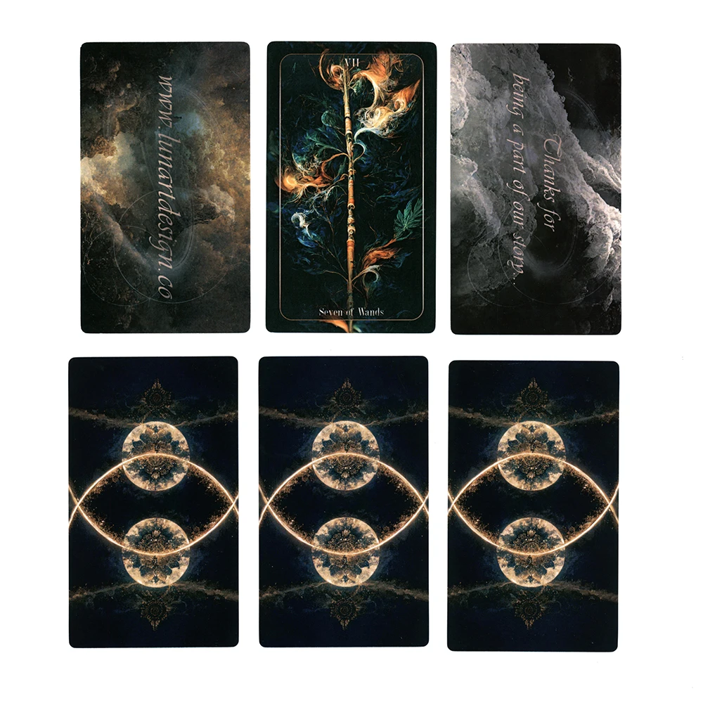 12×7CM Artificial Intelligence Tarot Deck Unique Cards with Guide Book,78 Original Cards for Beginners and Experts