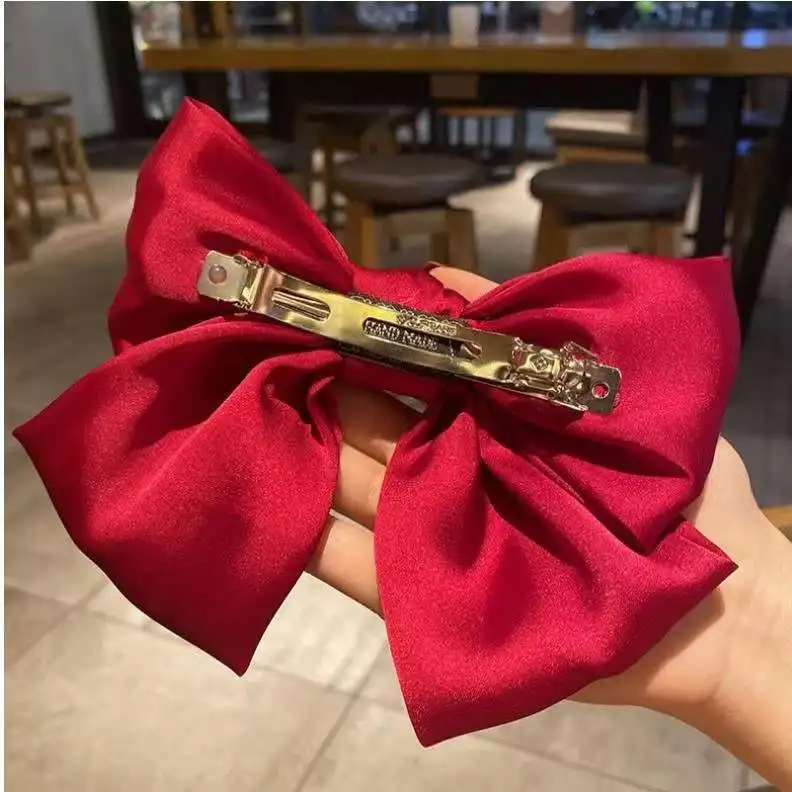 

Ladies Knot Hair Clip Casual Faion Hair Accories Fabric Banana Clip Sli Hairpins for Women