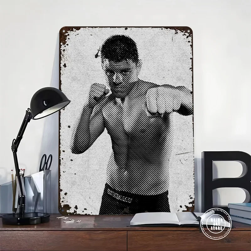 Nick Diaz Metal Poster Customized Wall Art Retro Vintage Tinplate Signs for Gaming Room Decoration Garage Decorations House Home