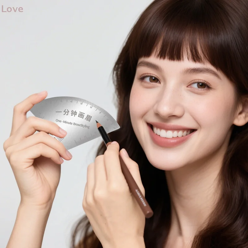 [L&P] مسطرة تصميم الحواجب السريعة لأداة رسم الخرائط Microblading لتشكيل دليل رسم المكياج الدائم قابل لإعادة الاستخدام