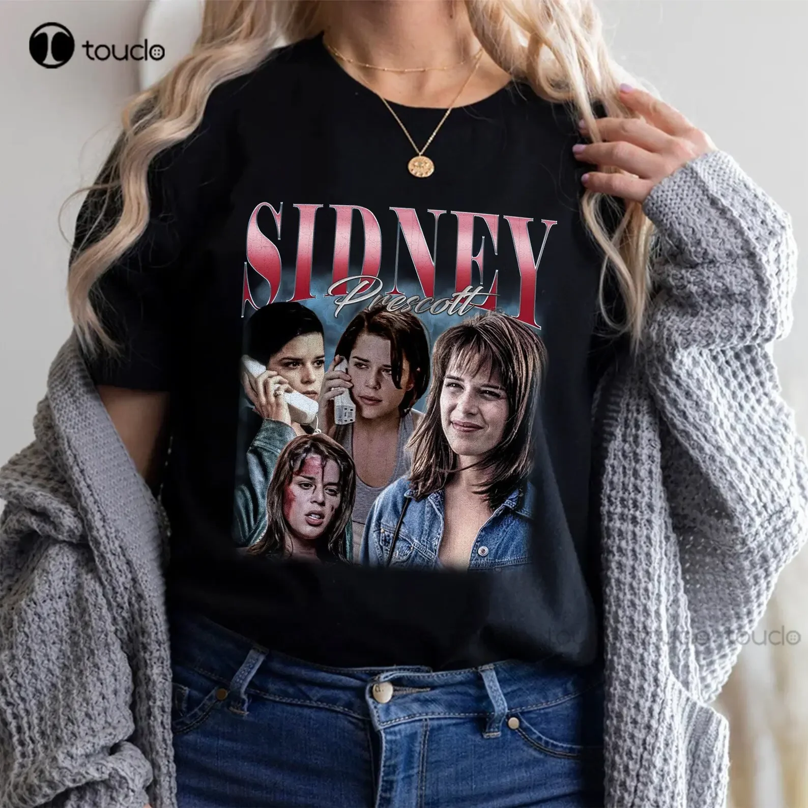 Sidney Prescott Vintage Unisex T-Shirt Scream Sidney Prescott T-Shirt Gift For Women And Man Hiking Shirt Custom Gift Xs-5Xl