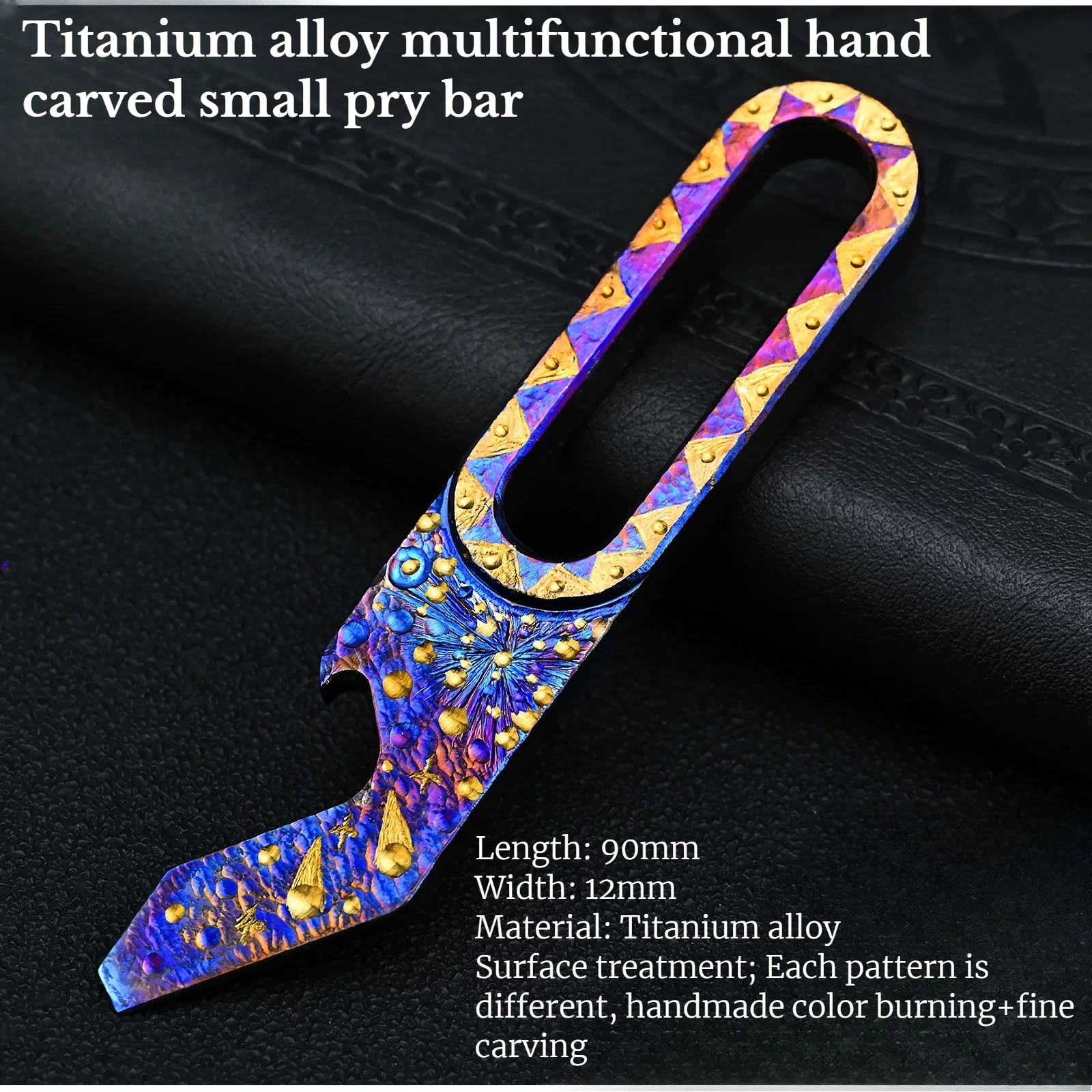 Wielofunkcyjny łom EDC ze stop – Titanium Pry Bar recenzja i cena