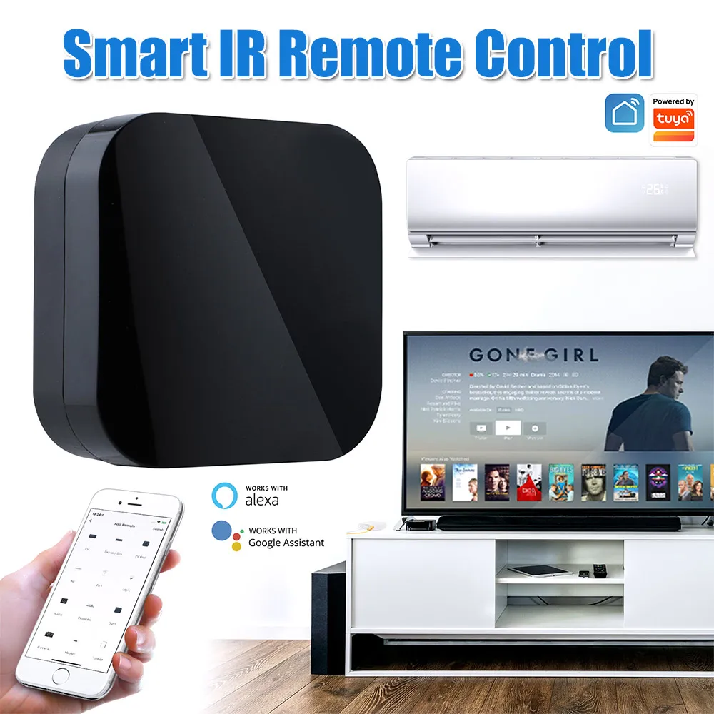 

Tuya ZigBee Smart IR Remote Universal Infrared Controller Voice Control for Alexa Google Home Infrared Controller