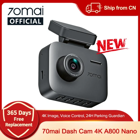 70mai Dash Cam A510 3K HDR GPS 140° FOV 24H Parking Car DVR — детальный вид товара