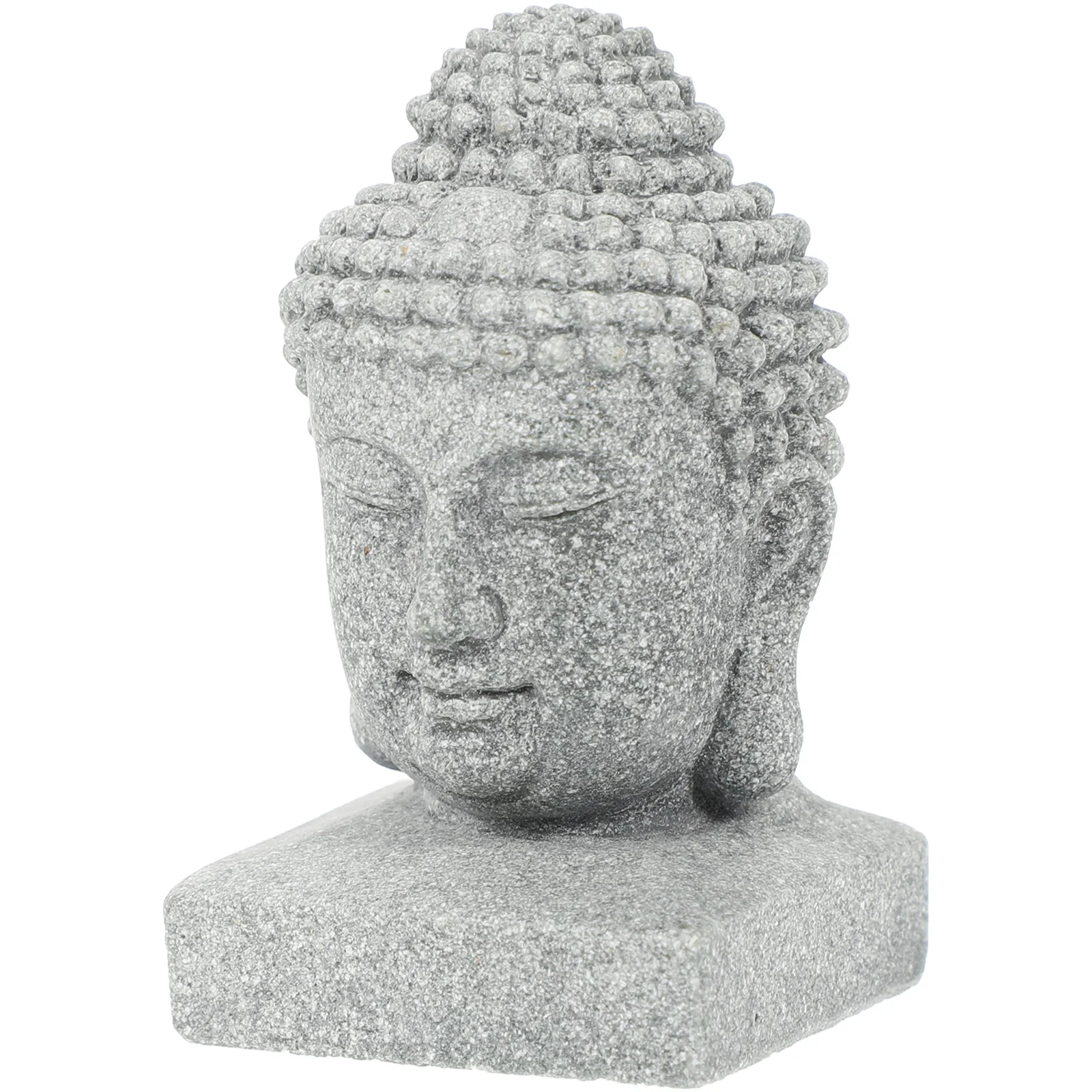 

Buddha Statue Decorative Figurine Bluestone Powder Tabletop Countertop Aquarium Fish Tank Home Garden Mini Sculpture Desktop