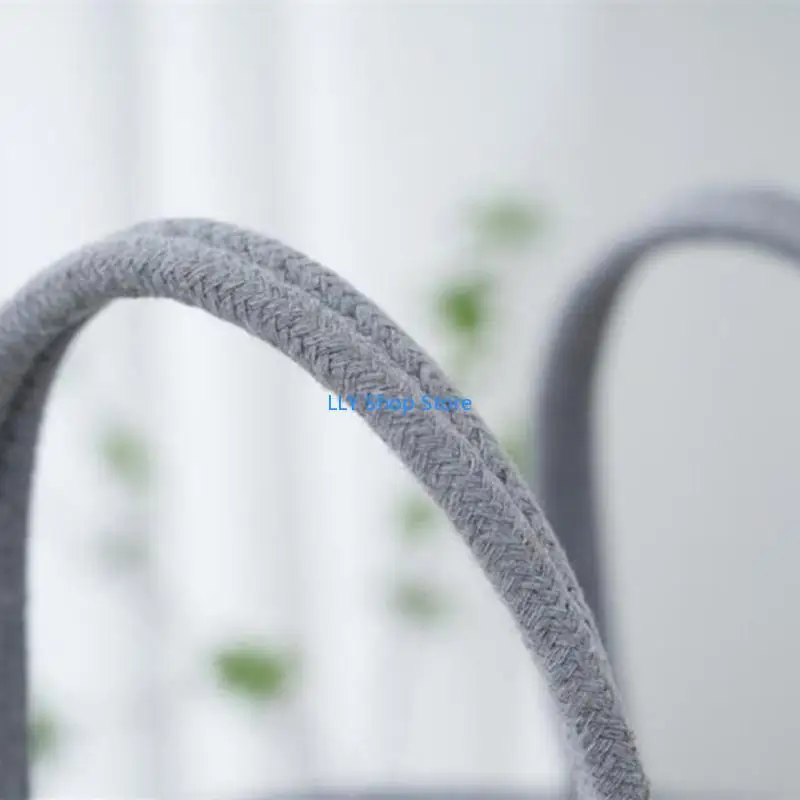 

T8UD Modern Baby Diaper Storage Solution Portable Cotton Organizes Portable Storage Basket Nursery Storage for Everyday Use