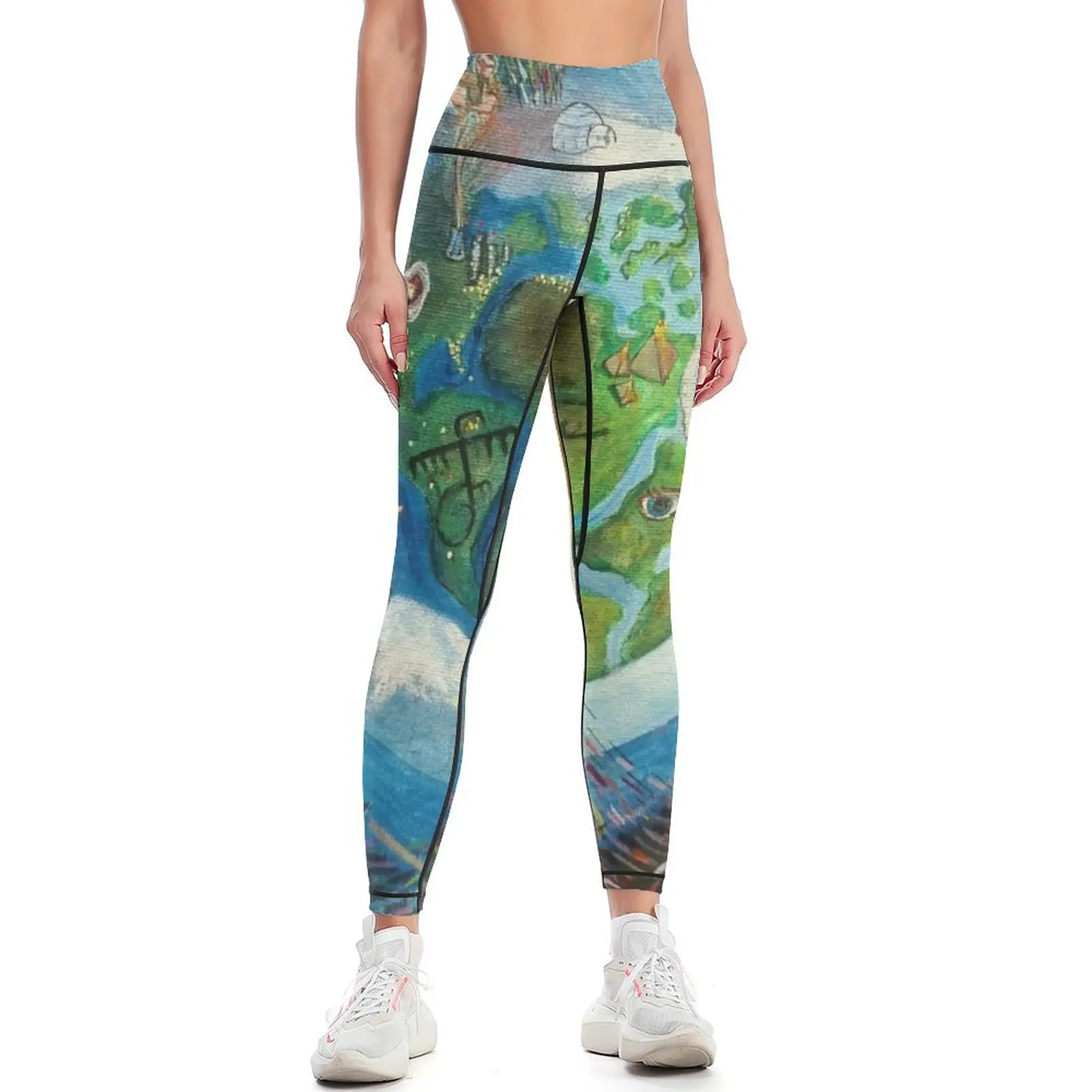 

Pangaea Leggings for girls high waist Women sportwear sport set Womens Leggings