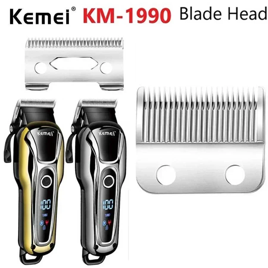 Hair Clipper Blade Cutter Head Replacement Blade for Kemei KM-1990 Trimmer Shaver Trimmers Hair Clippers Cutting Machine Blade