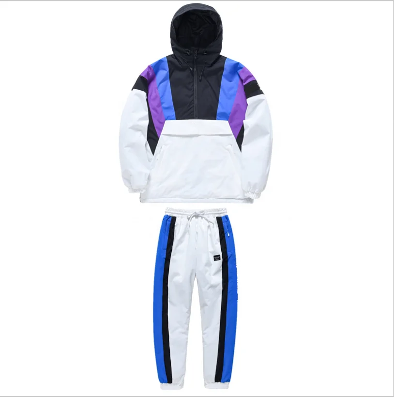 STLF مخصص الكبار شتاء دافئ في الهواء الطلق الثلوج سترة فستان أطفال مع سروال داخلي مقاوم للماء التزلج بدلة سباق وزرة الرجال النساء #5