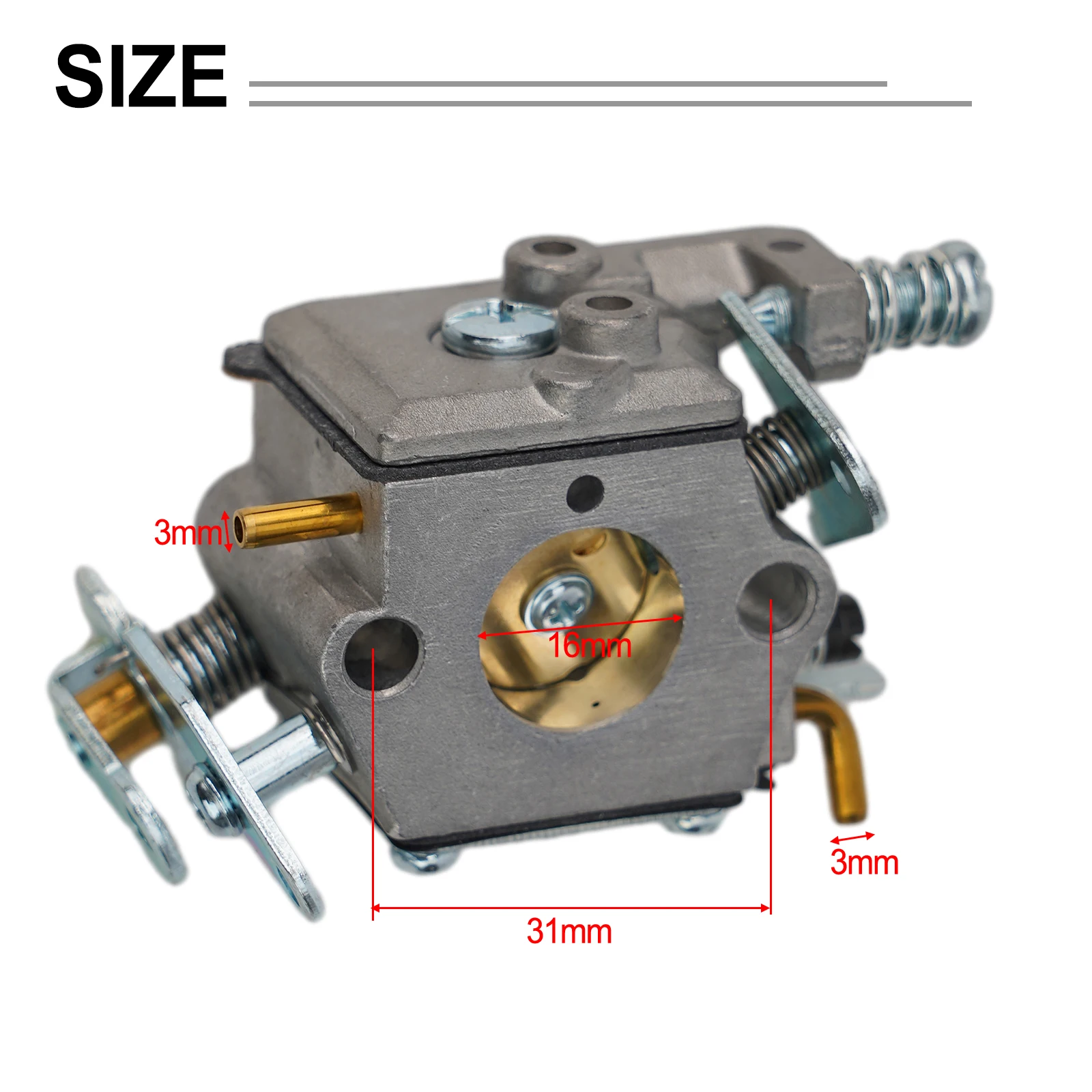 New Practical Carburetor Kit WT-891-1 2150 For Poulan Chainsaw Fuel System Metal WT-89 Air Filt Wild Thing 2375LE