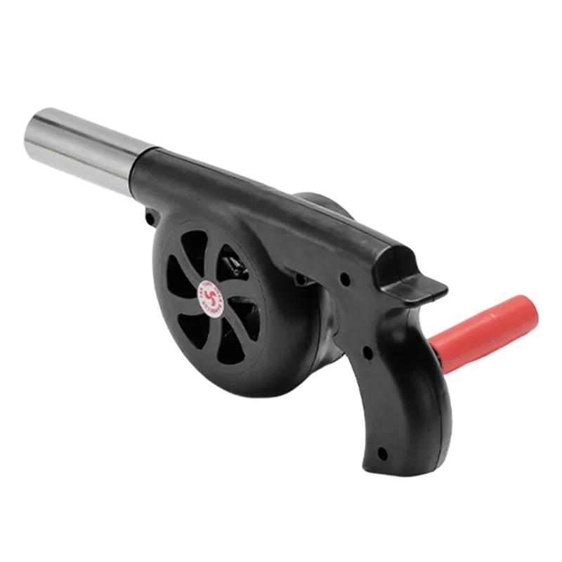 

TOPLIVING Outdoor Cooking BBQ Fan Lightweight Hand Crank Fan Air Blower Grill Picnic Camping Stove Accessories Fast Fire Starter