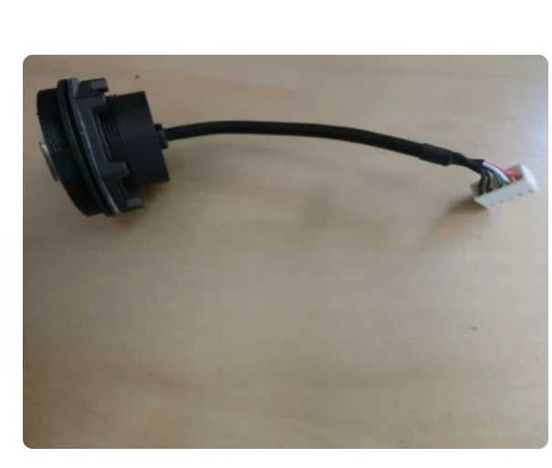 Panel Mount USB‑B Square Port Connector PX0843/B, Industrial Electrical Connection Socket With Pre‑Wired Cable
