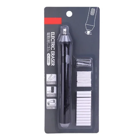 Artist Tool Drawing Replaceable Sketch Rubber Battery Operated Electric Eraser Refills Students Sketch Custom Logo Pencil Eraser