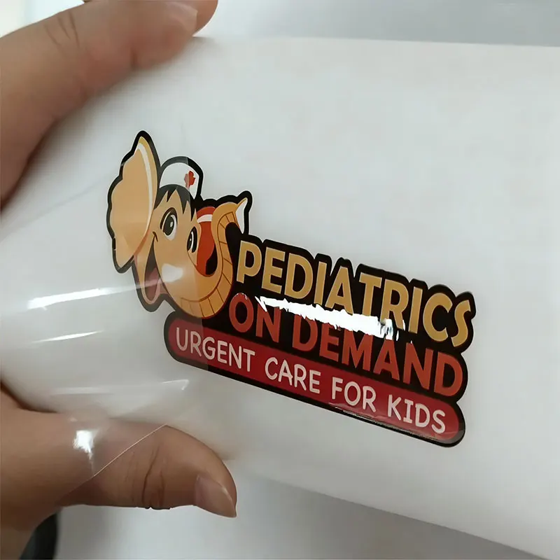 

Пользовательские наклейки с 3D-логотипом | 50 шт. голографические виниловые наклейки | Водонепроницаемый и прочный для продвижения бренда