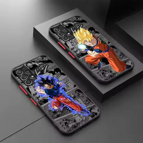 Anime Dragons Goku Case for Samsung Galaxy A26 A32 A23 A34 A52 A24 A25 A53 A56 A54 A22 A35 A72 A33 A36 A21s Soft shell